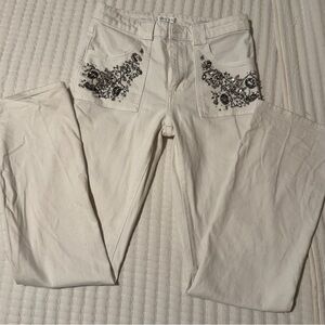 Guess Cream Baby Boot Jeans